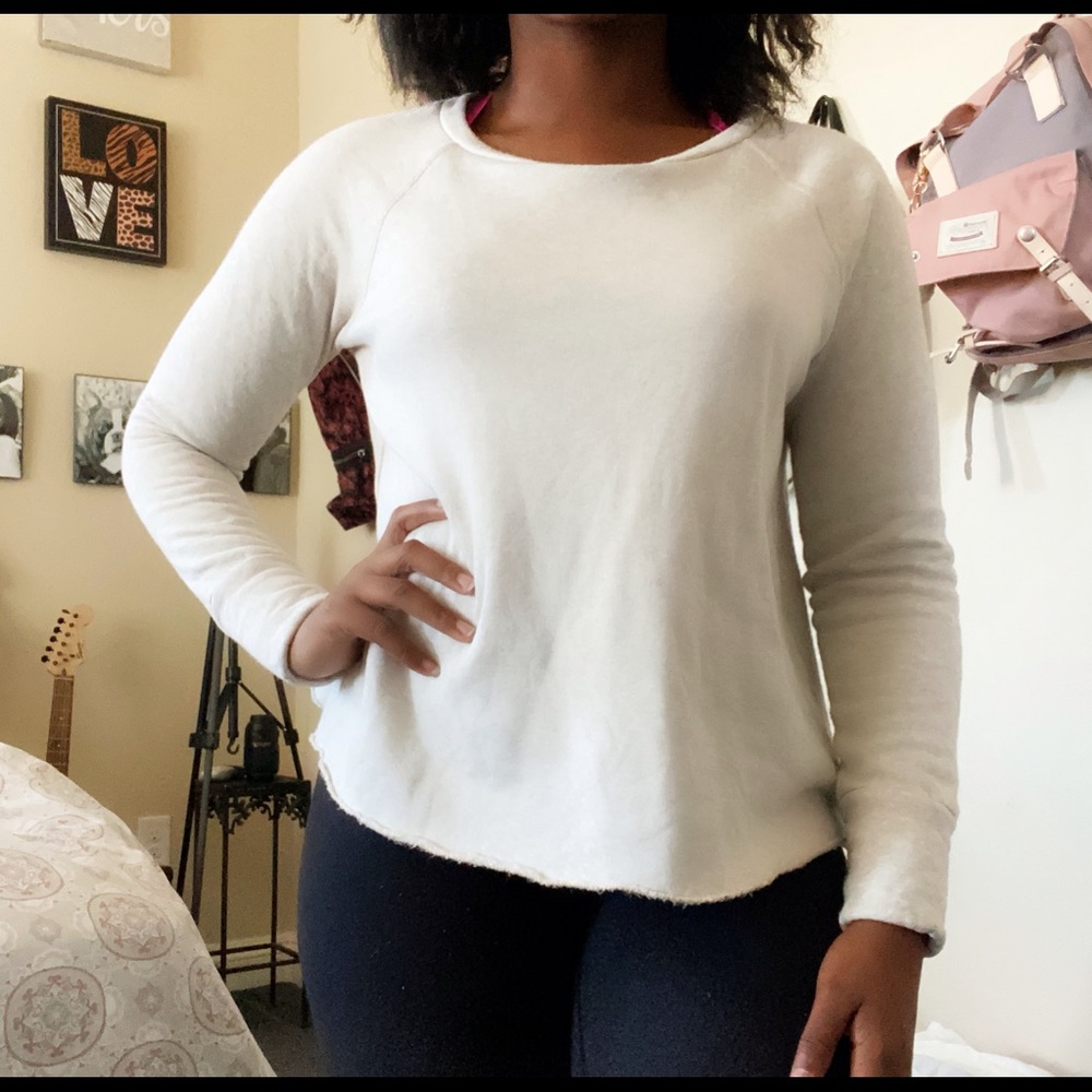 Cotton/fur lined long sleeve